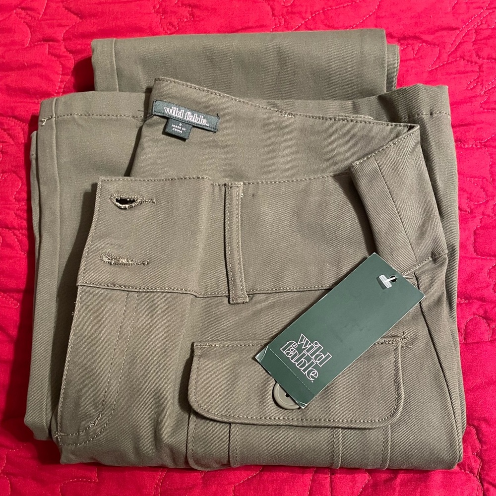 NWT TARGET WILD FABLE LOW RISE FLARE PANTS.
